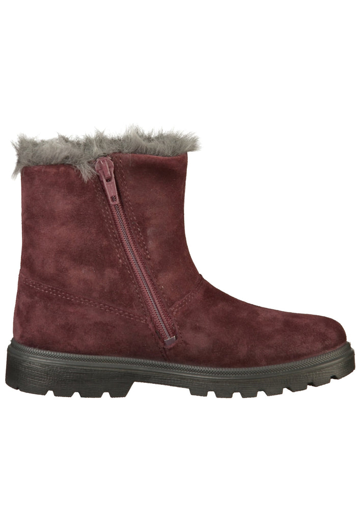 Superfit Stiefelette Veloursleder Rot - surf4shoes