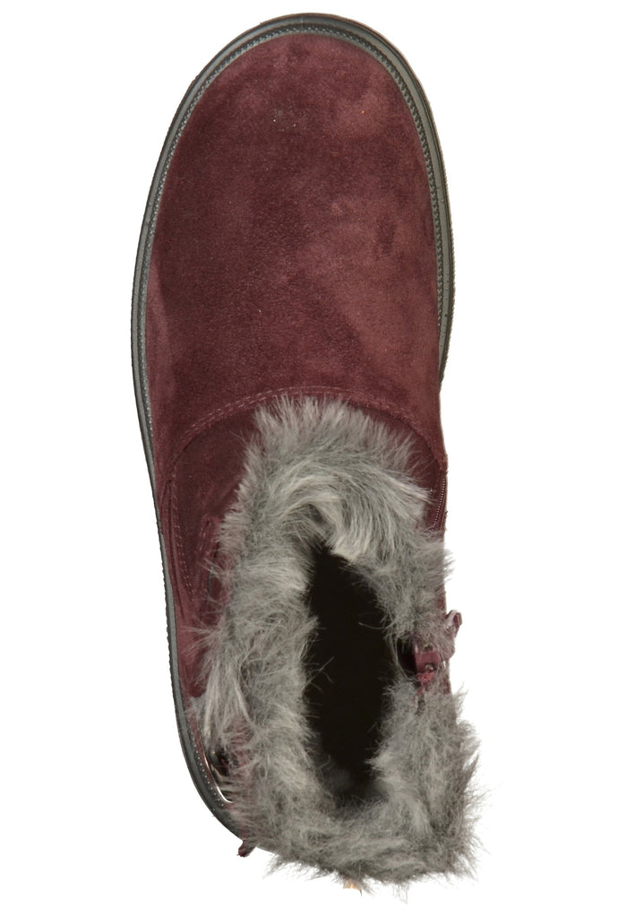 Superfit Stiefelette Veloursleder Rot - surf4shoes