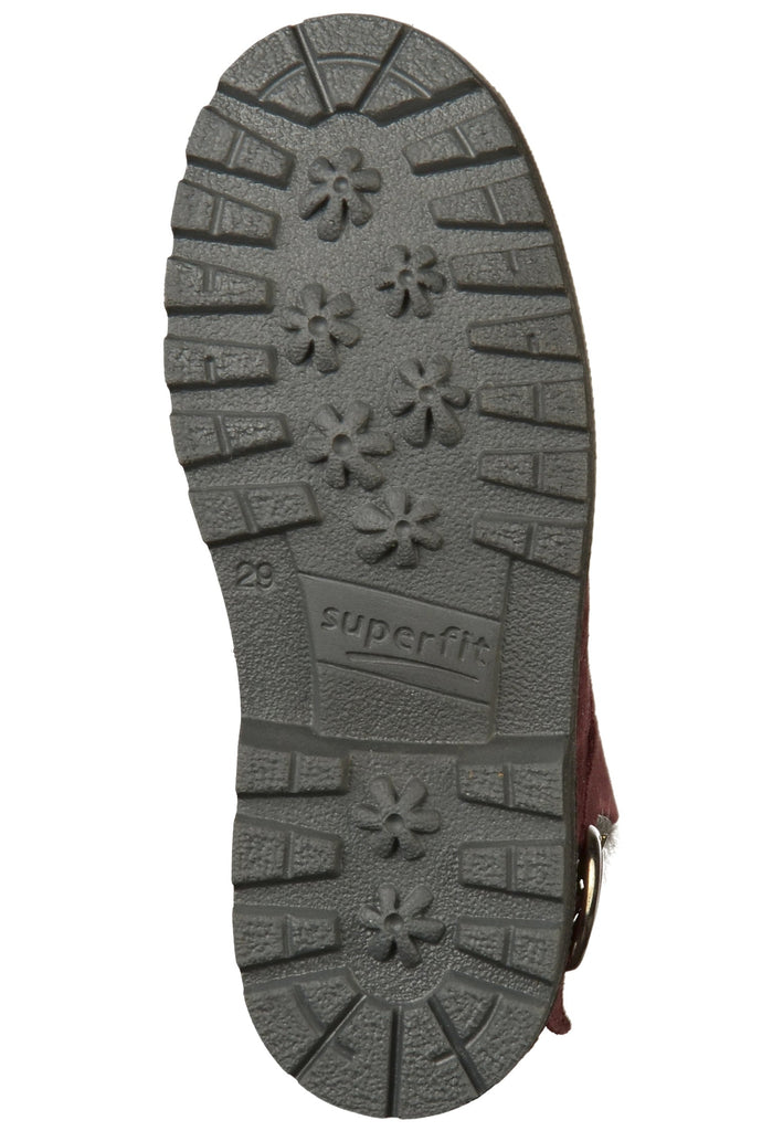 Superfit Stiefelette Veloursleder Rot - surf4shoes