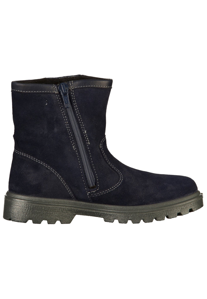 Superfit Stiefelette Veloursleder Blau - surf4shoes