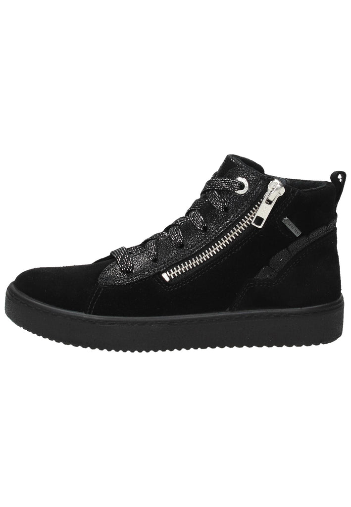 Superfit Sneaker Veloursleder Schwarz - surf4shoes