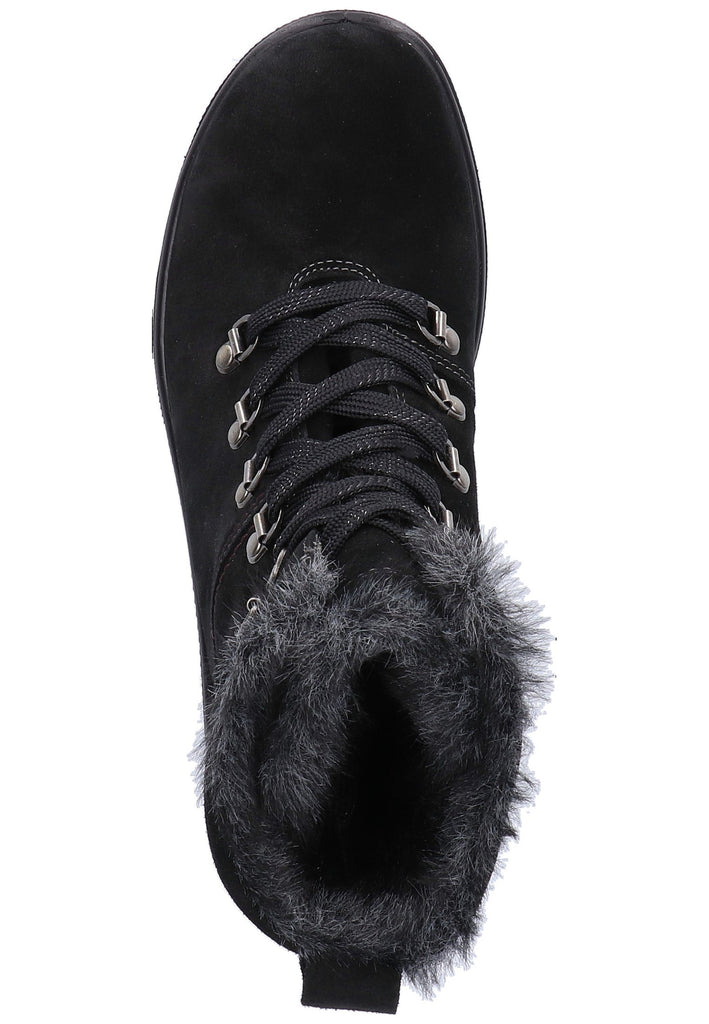 Legero Stiefelette Veloursleder Schwarz - surf4shoes