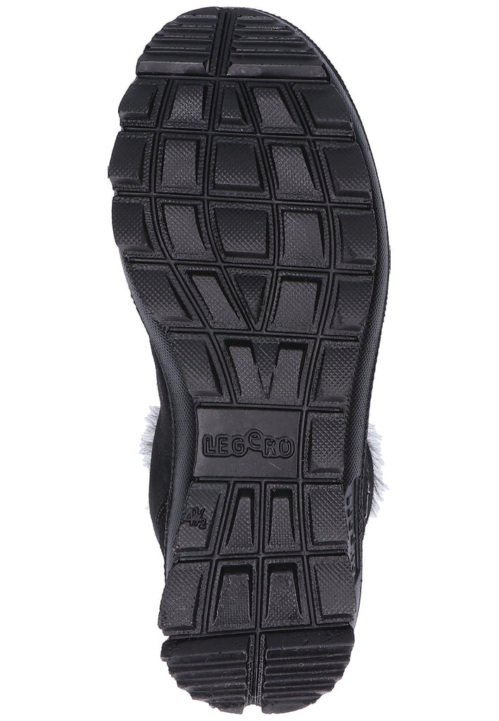 Legero Stiefelette Veloursleder Schwarz - surf4shoes