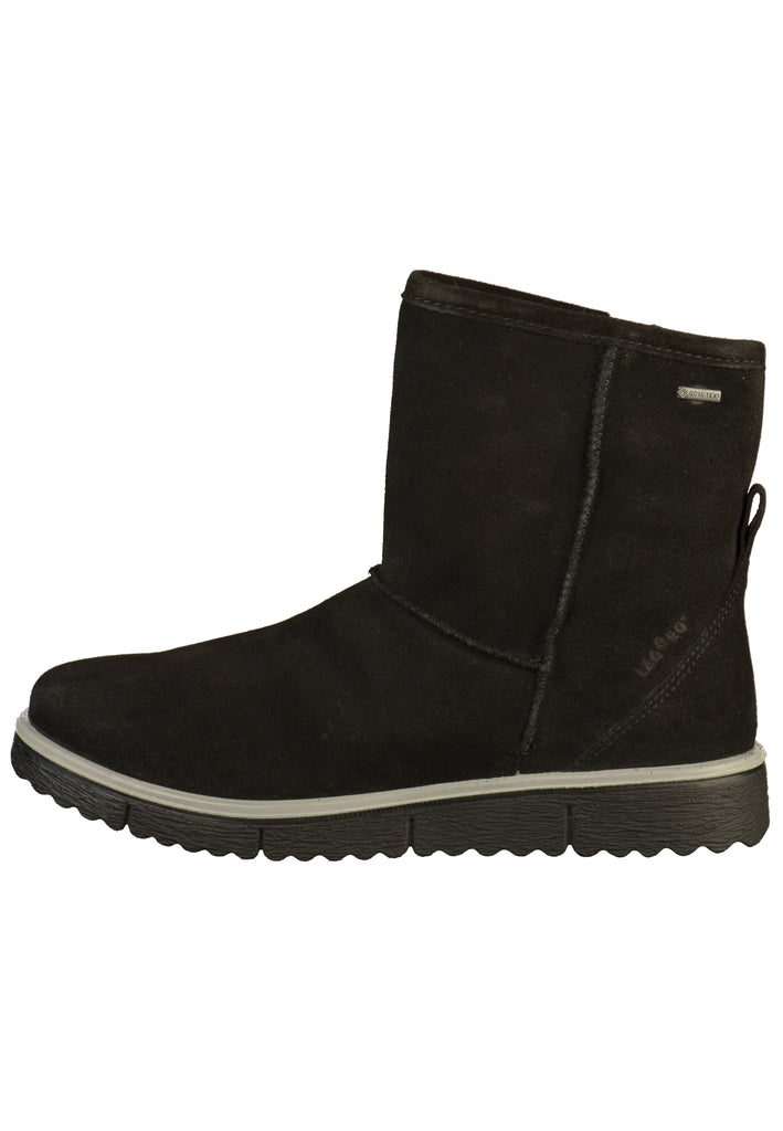 Legero Stiefelette Veloursleder Schwarz - surf4shoes