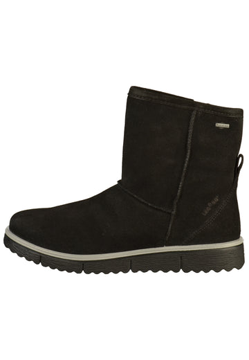 Legero Stiefelette Veloursleder Schwarz - surf4shoes