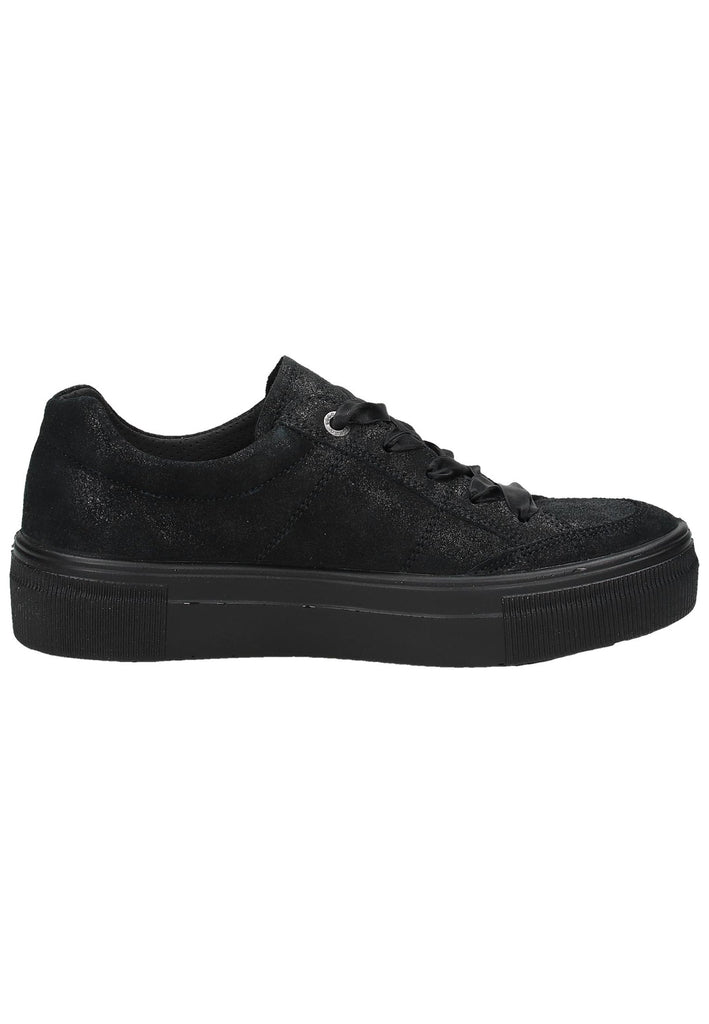 Legero Sneaker Veloursleder Schwarz - surf4shoes