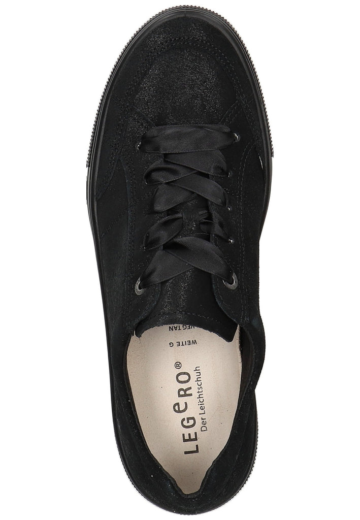 Legero Sneaker Veloursleder Schwarz - surf4shoes