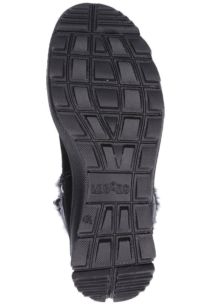 Legero Stiefel Veloursleder/Textil Schwarz - surf4shoes