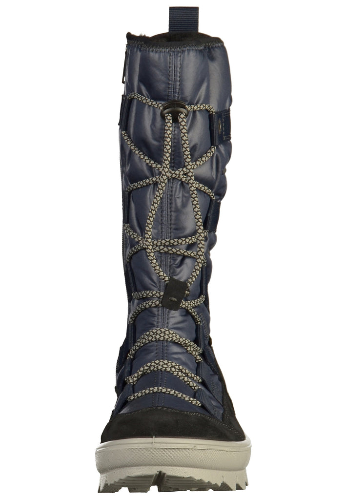 Legero Stiefel Leder/Fell Blau - surf4shoes