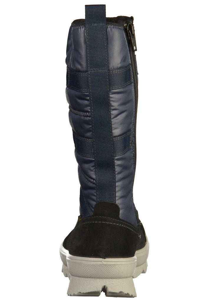 Legero Stiefel Leder/Fell Blau - surf4shoes