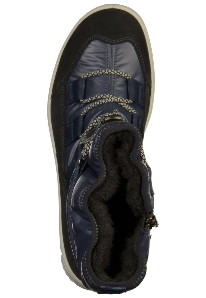 Legero Stiefel Leder/Fell Blau - surf4shoes