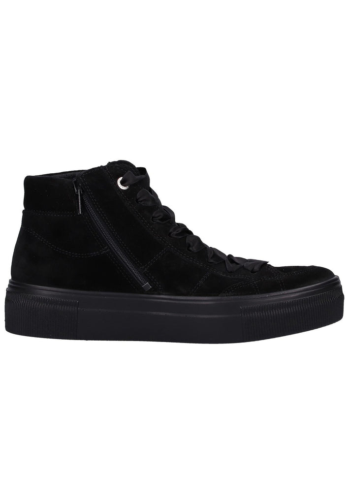 Legero Sneaker Veloursleder Schwarz - surf4shoes