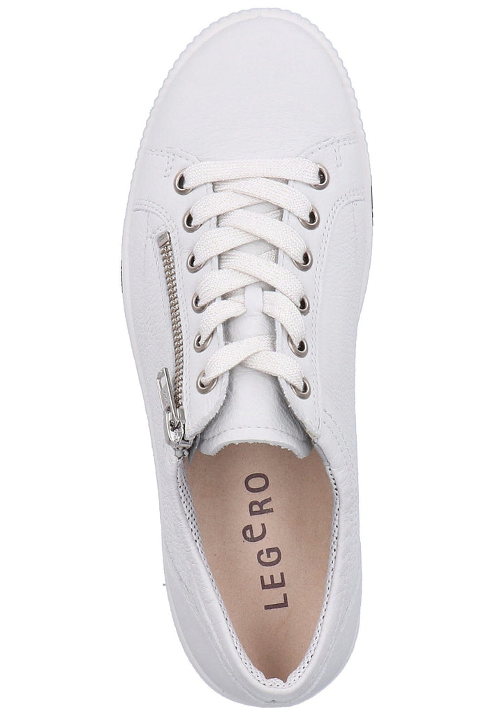 Legero Halbschuhe Nappaleder Weiß - surf4shoes