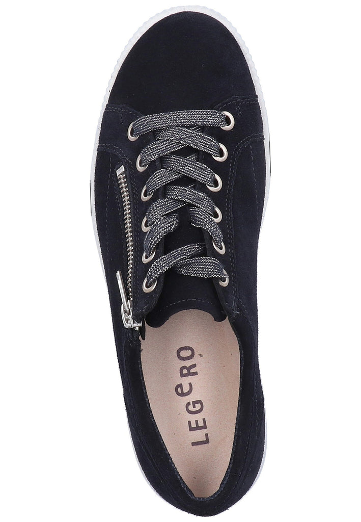 Legero Halbschuhe Veloursleder Dunkelblau - surf4shoes