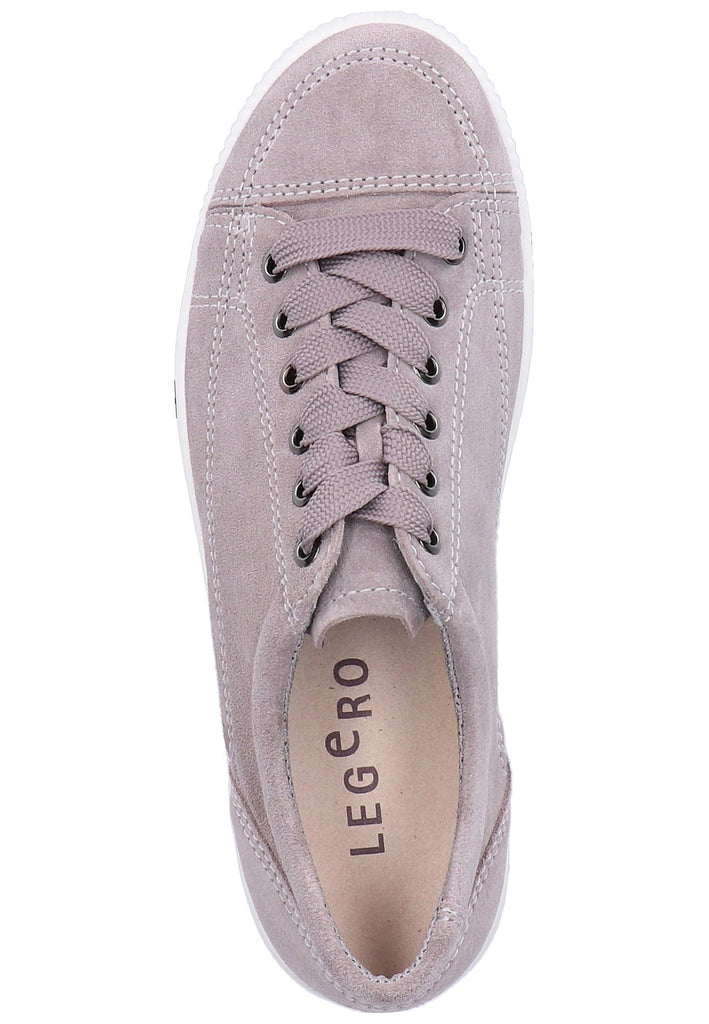 Legero Halbschuhe Veloursleder Taupe - surf4shoes
