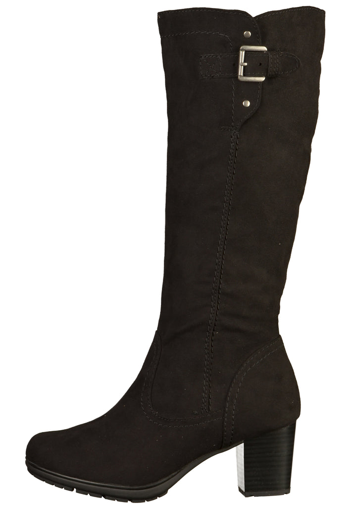 Jana Stiefel Textil Schwarz - surf4shoes
