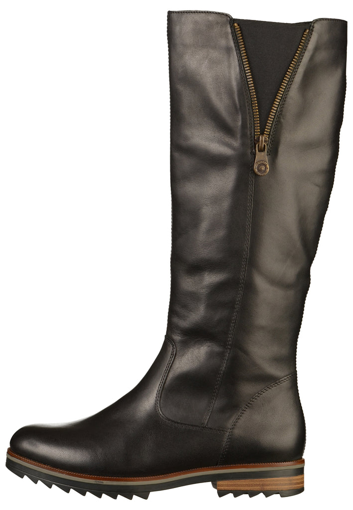 Remonte Stiefel Leder Schwarz - surf4shoes