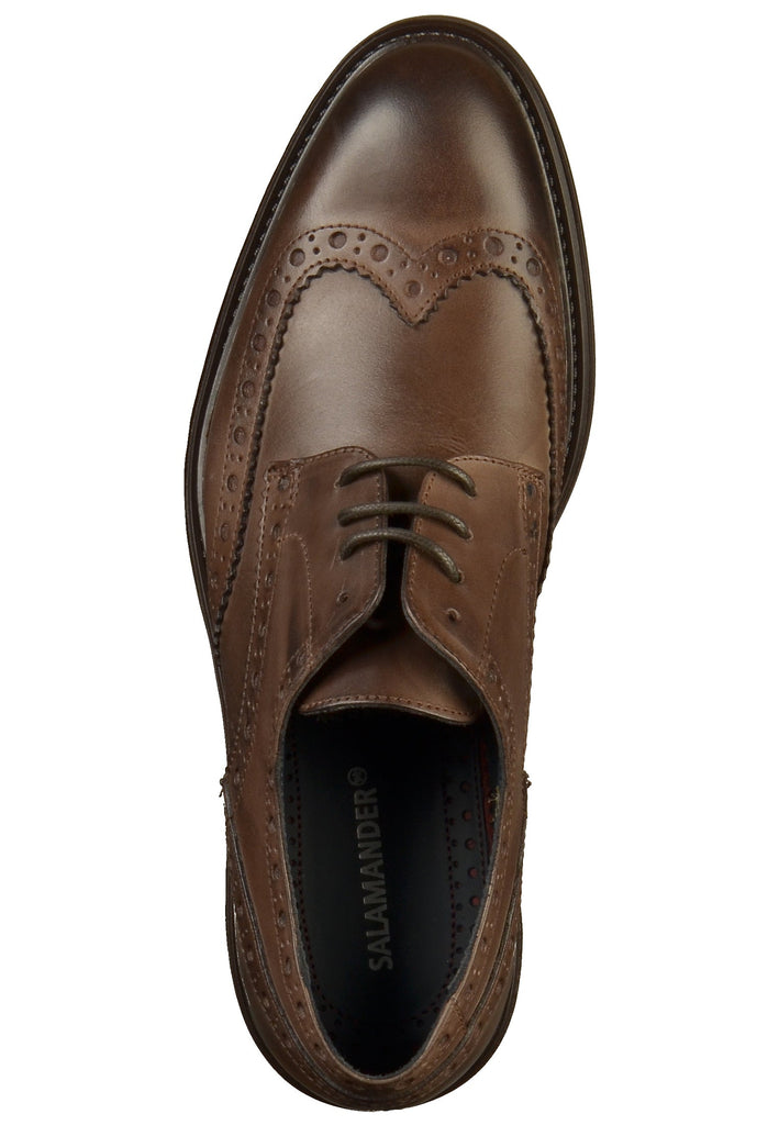 Salamander Businessschuhe Glattleder Braun - surf4shoes