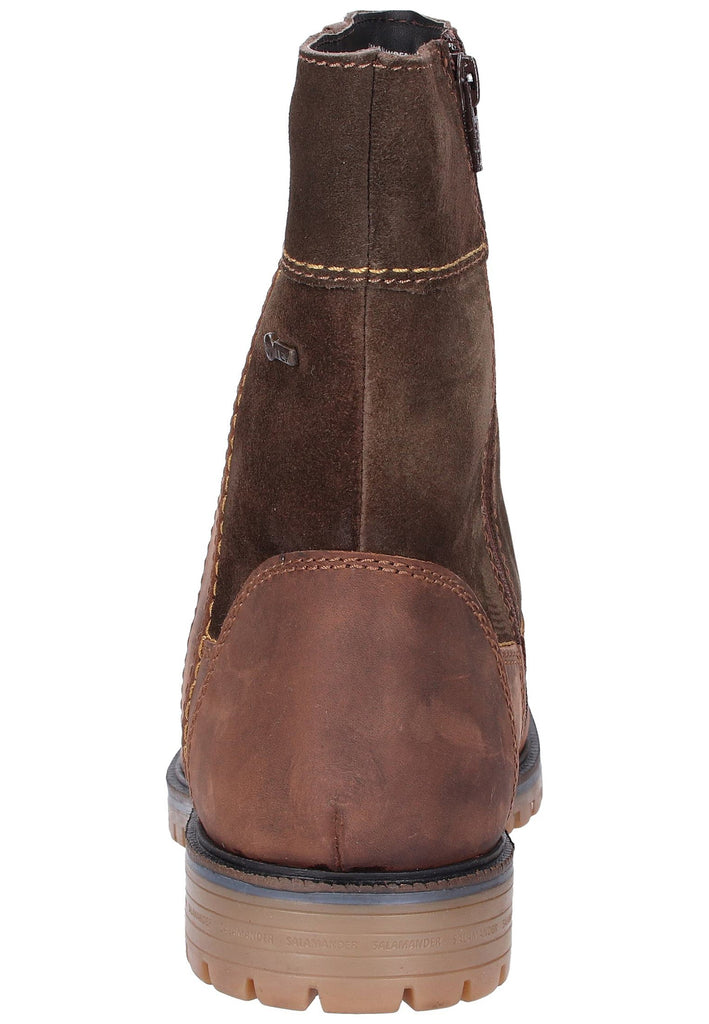 Salamander Stiefelette Leder Dunkelbraun - surf4shoes