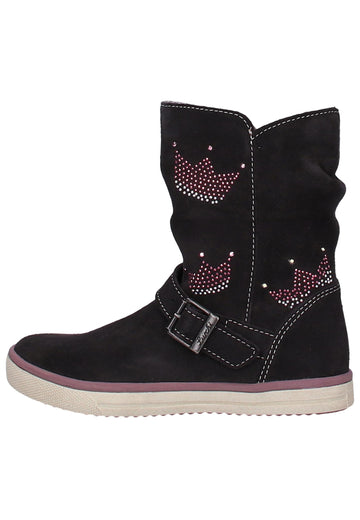 Lurchi Stiefelette Leder Dunkelgrau - surf4shoes