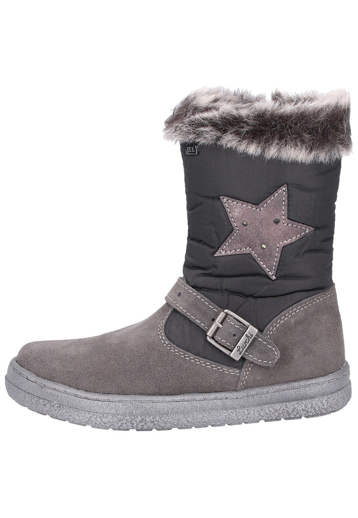 Lurchi Stiefel Leder/Textil Grau - surf4shoes