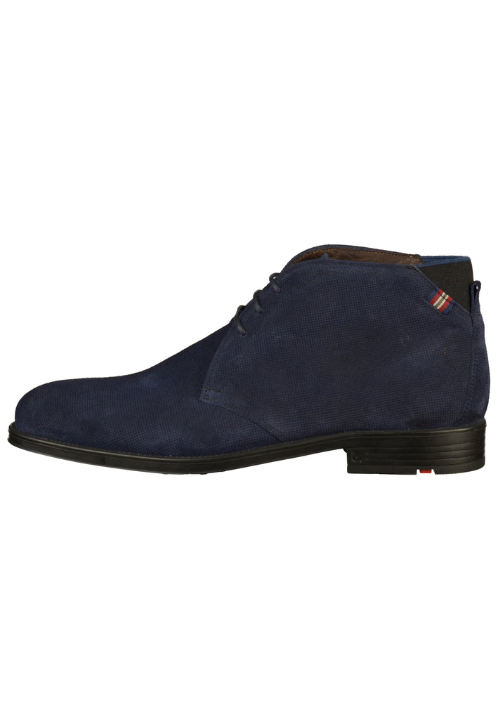 Lloyd Halbschuhe Leder Blau - surf4shoes