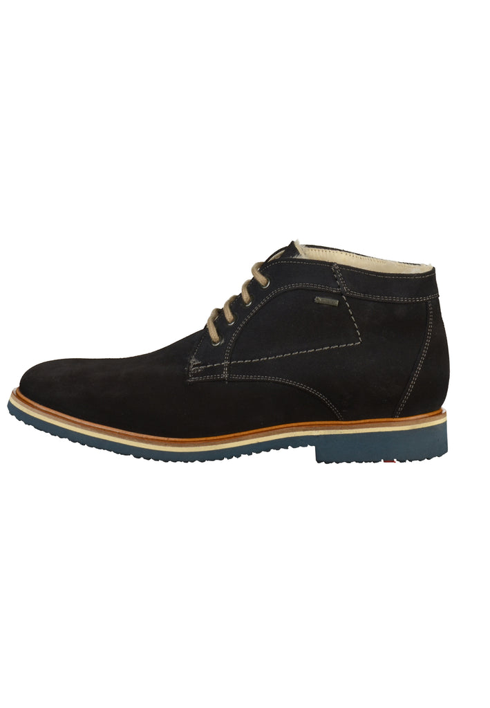 Lloyd Halbschuhe Leder Blau - surf4shoes