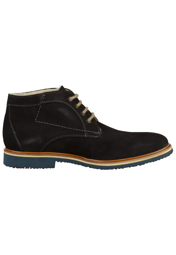 Lloyd Halbschuhe Leder Blau - surf4shoes