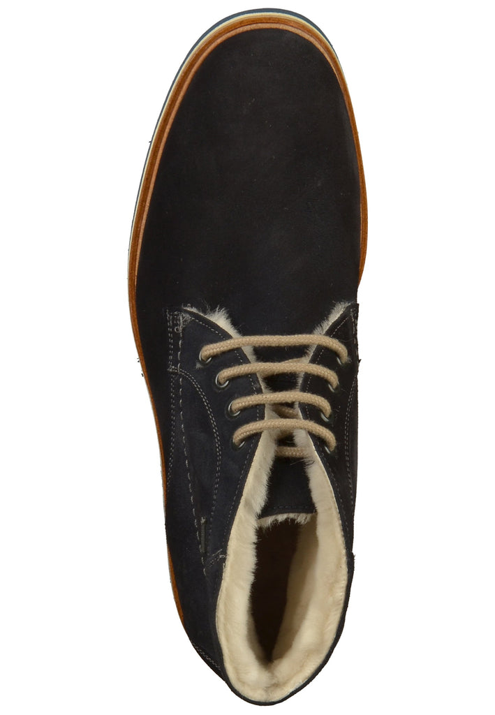 Lloyd Halbschuhe Leder Blau - surf4shoes