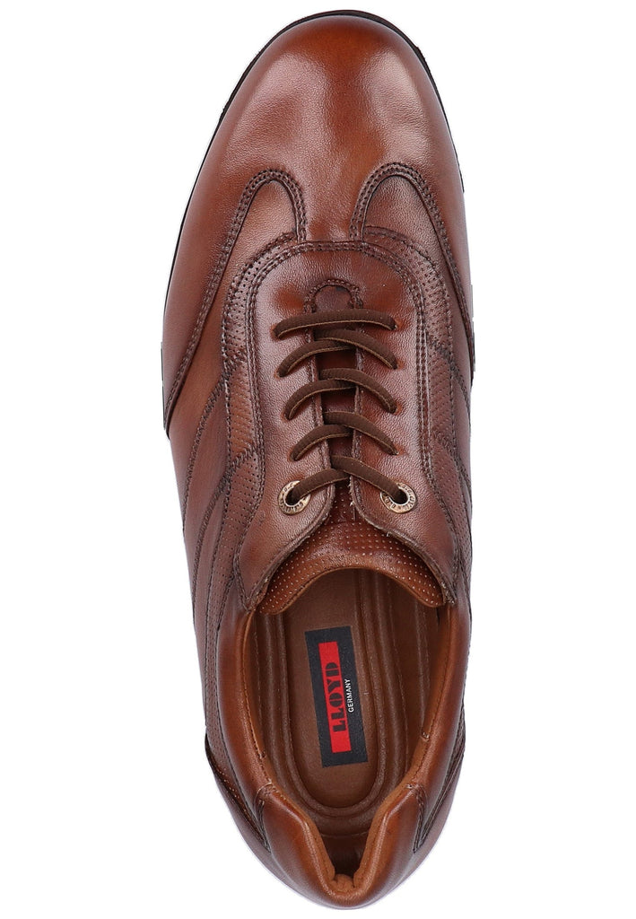 Lloyd Halbschuhe Glattleder Cognac - surf4shoes
