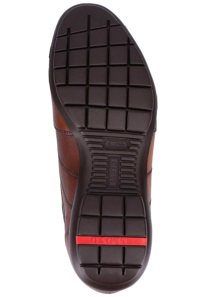 Lloyd Halbschuhe Glattleder Cognac - surf4shoes