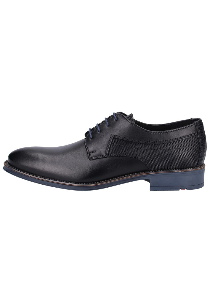 Lloyd Halbschuhe Glattleder Schwarz/Blau - surf4shoes