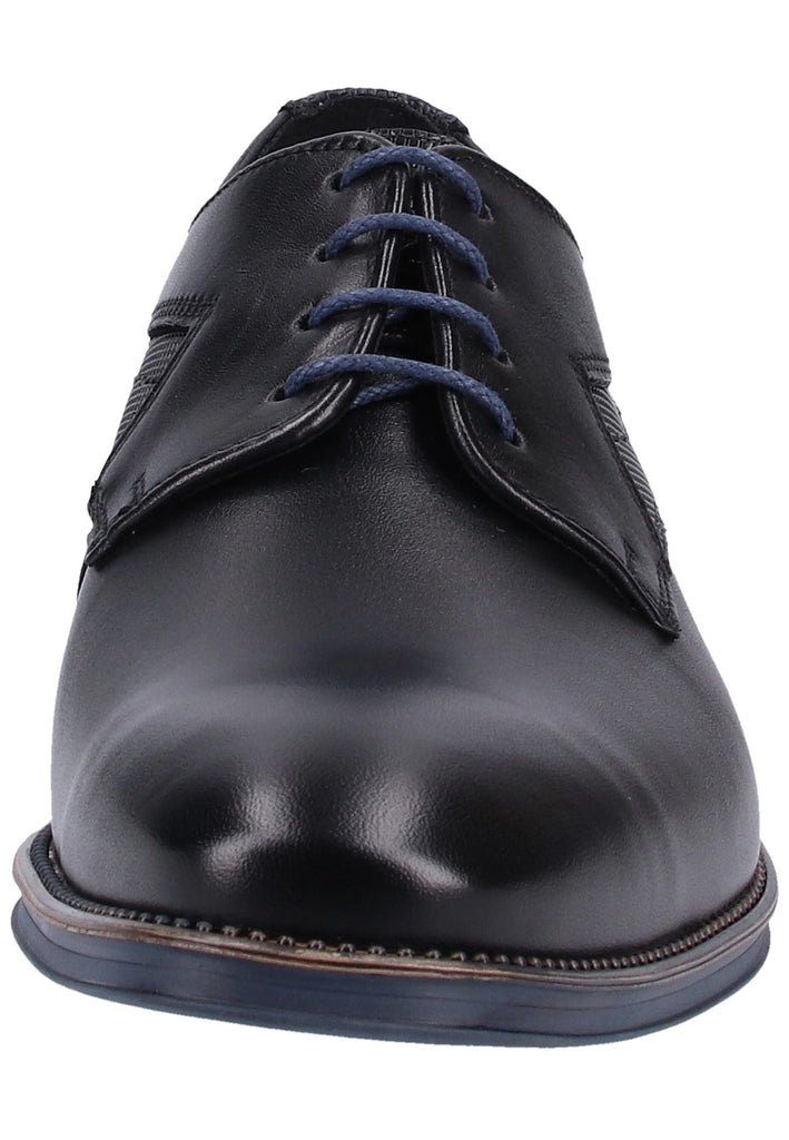 Lloyd Halbschuhe Glattleder Schwarz/Blau - surf4shoes