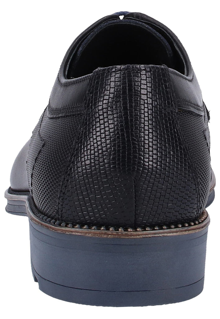Lloyd Halbschuhe Glattleder Schwarz/Blau - surf4shoes
