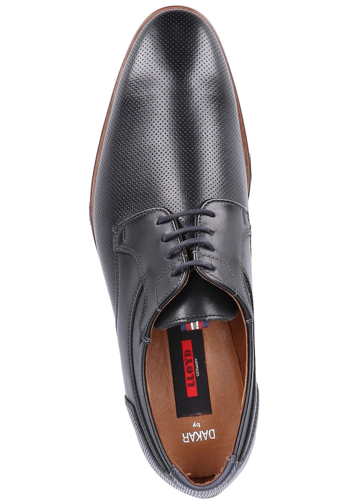 Lloyd Businessschuhe Glattleder Schwarz/Blau - surf4shoes