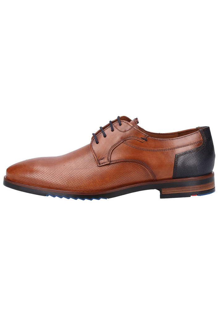 Lloyd Businessschuhe Glattleder Braun/Blau - surf4shoes