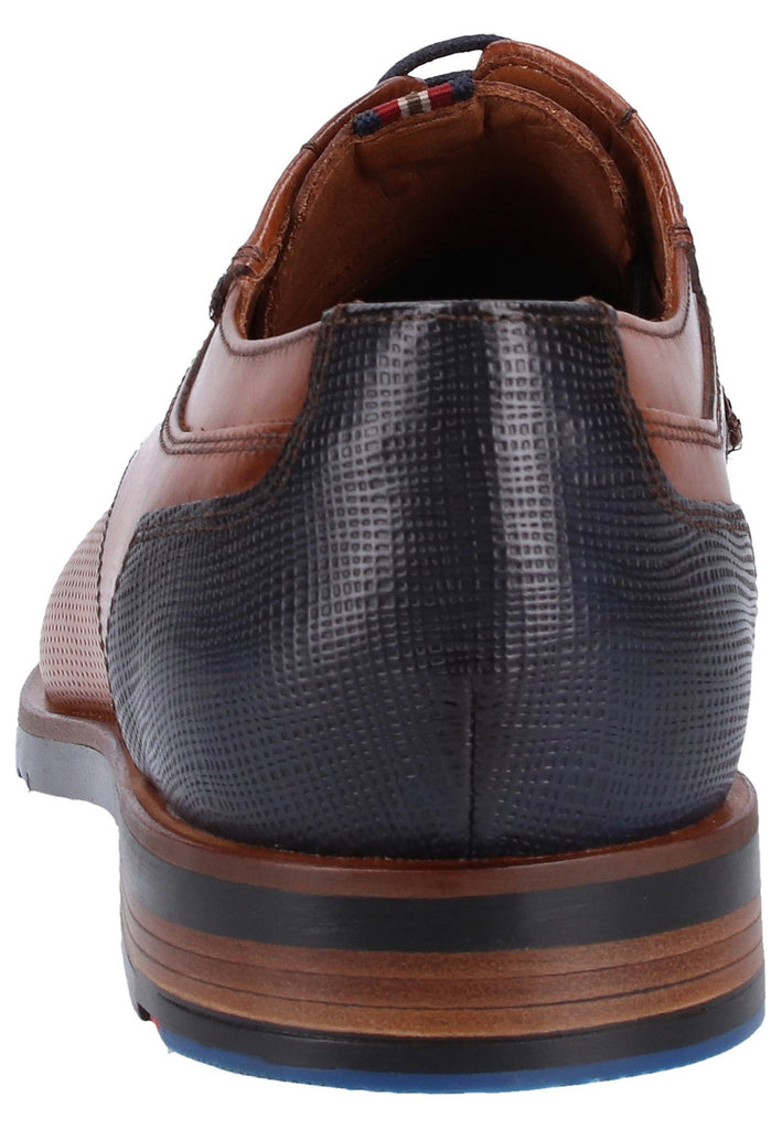 Lloyd Businessschuhe Glattleder Braun/Blau - surf4shoes