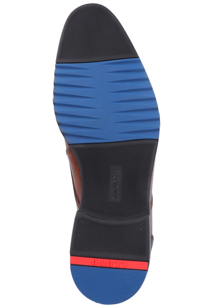 Lloyd Businessschuhe Glattleder Braun/Blau - surf4shoes