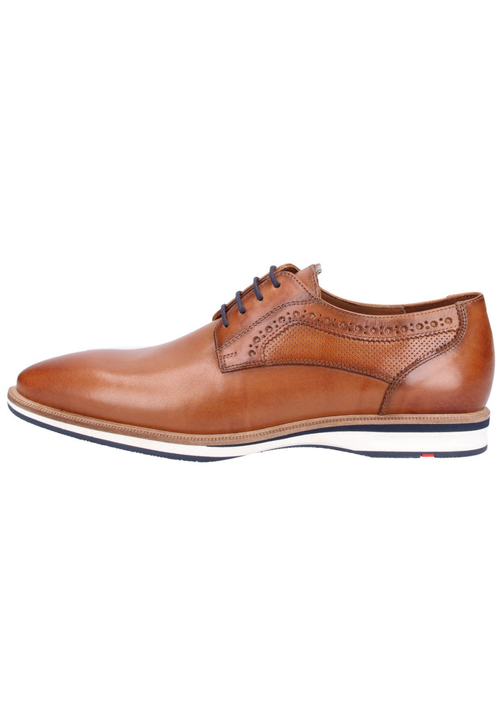 Lloyd Halbschuhe Glattleder Cognac - surf4shoes