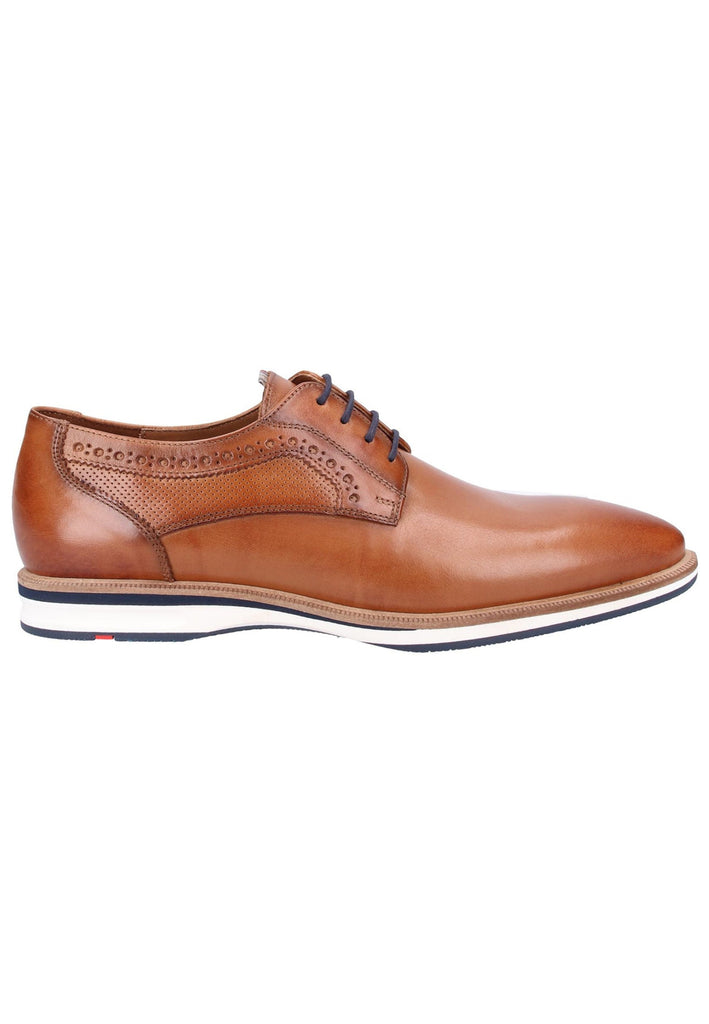 Lloyd Halbschuhe Glattleder Cognac - surf4shoes