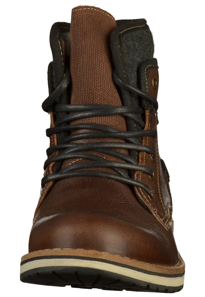 Bullboxer Stiefelette Leder/Textil Dunkelbraun - surf4shoes