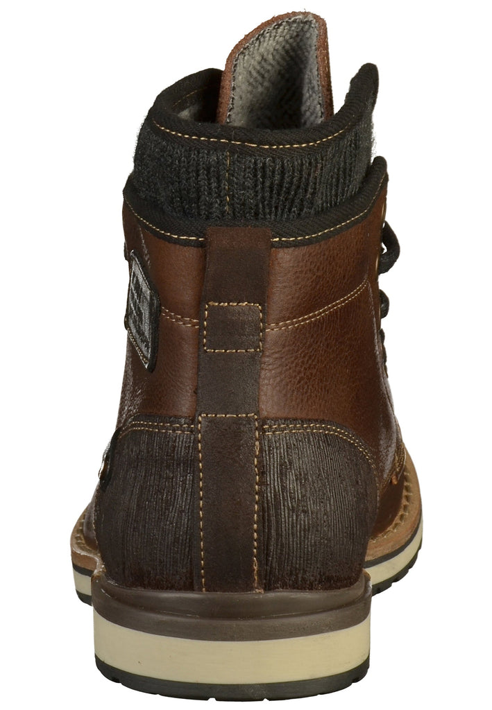 Bullboxer Stiefelette Leder/Textil Dunkelbraun - surf4shoes