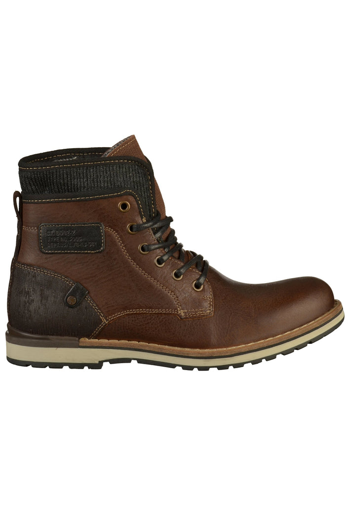 Bullboxer Stiefelette Leder/Textil Dunkelbraun - surf4shoes