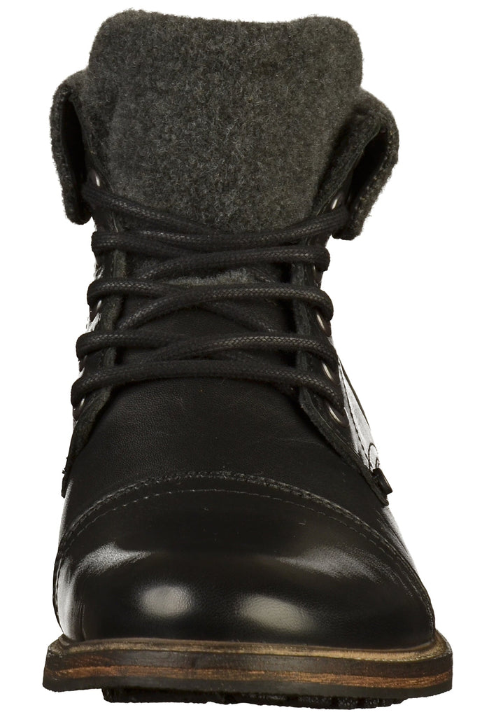 Bullboxer Stiefelette Leder/Textil Schwarz - surf4shoes