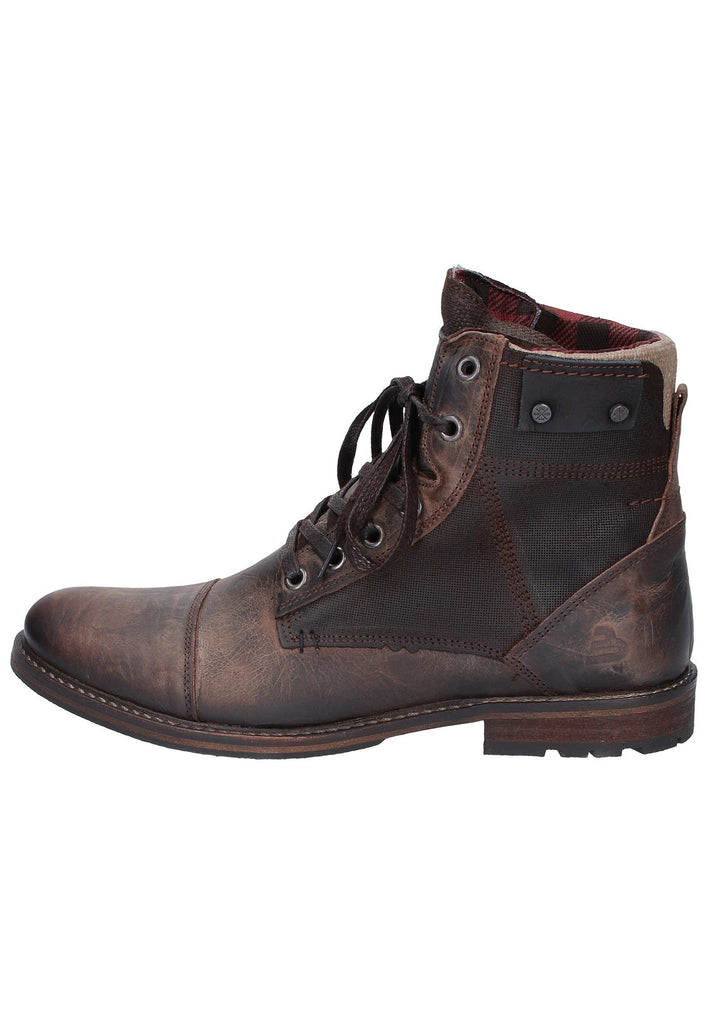 Bullboxer Stiefelette Leder Dunkelbraun - surf4shoes