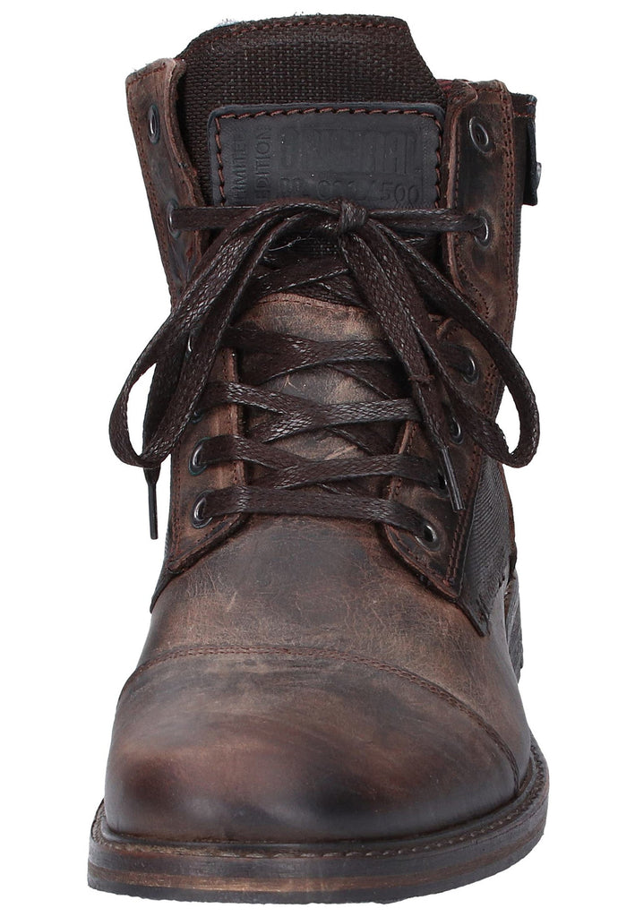 Bullboxer Stiefelette Leder Dunkelbraun - surf4shoes
