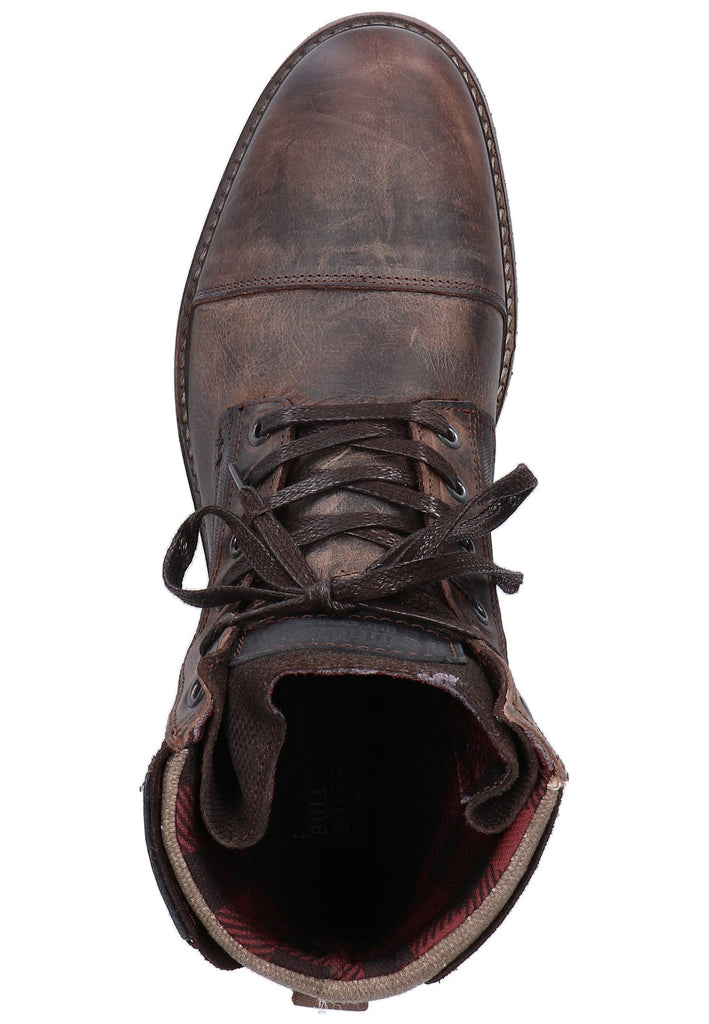 Bullboxer Stiefelette Leder Dunkelbraun - surf4shoes