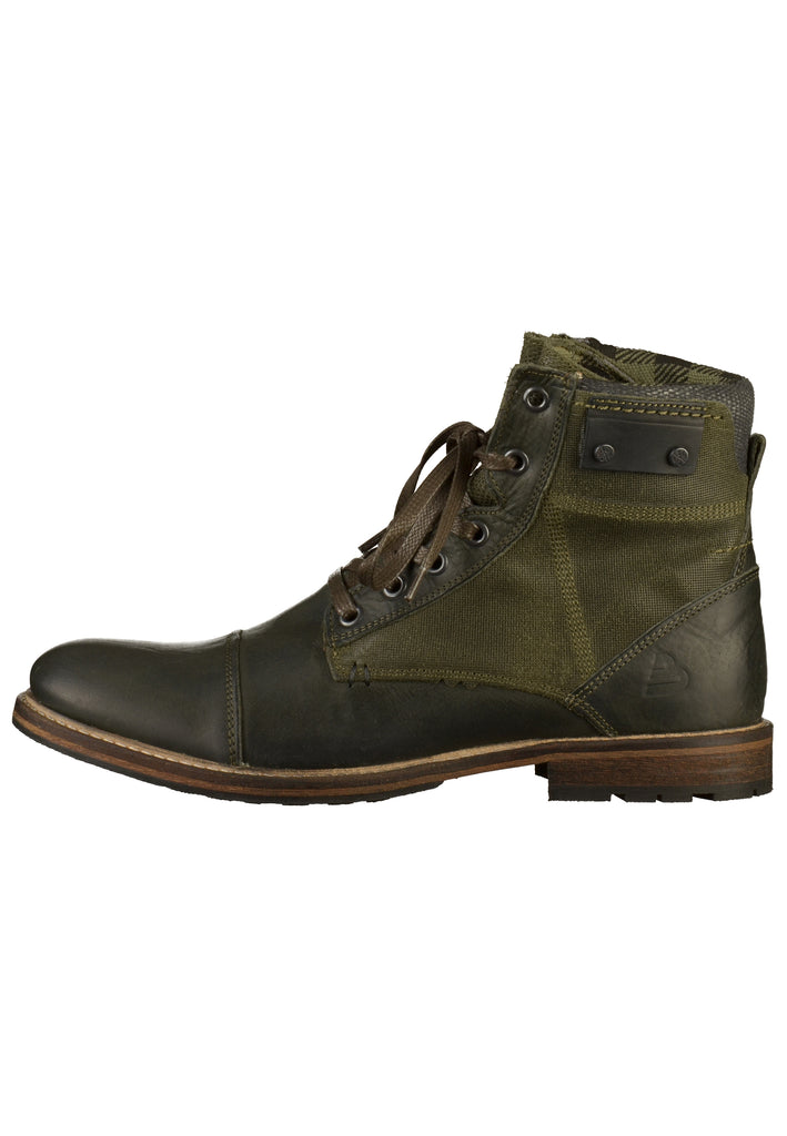 Bullboxer Stiefelette Leder Oliv - surf4shoes