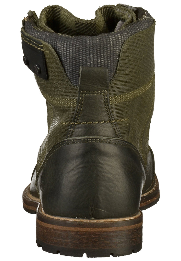 Bullboxer Stiefelette Leder Oliv - surf4shoes