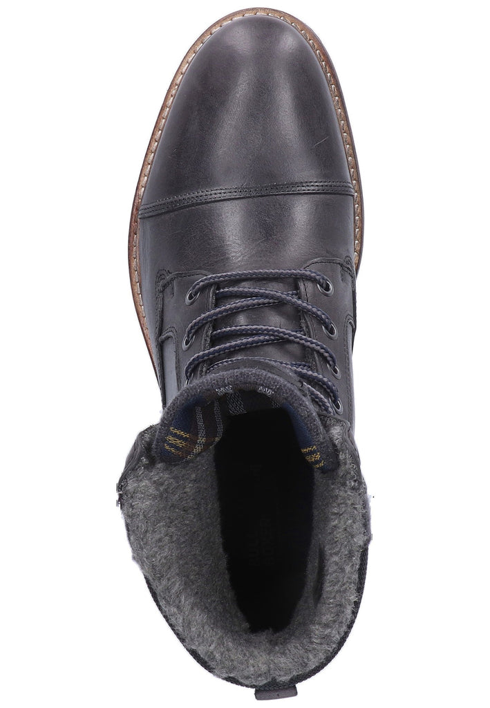 Bullboxer Stiefelette Leder/Textil Schwarz - surf4shoes